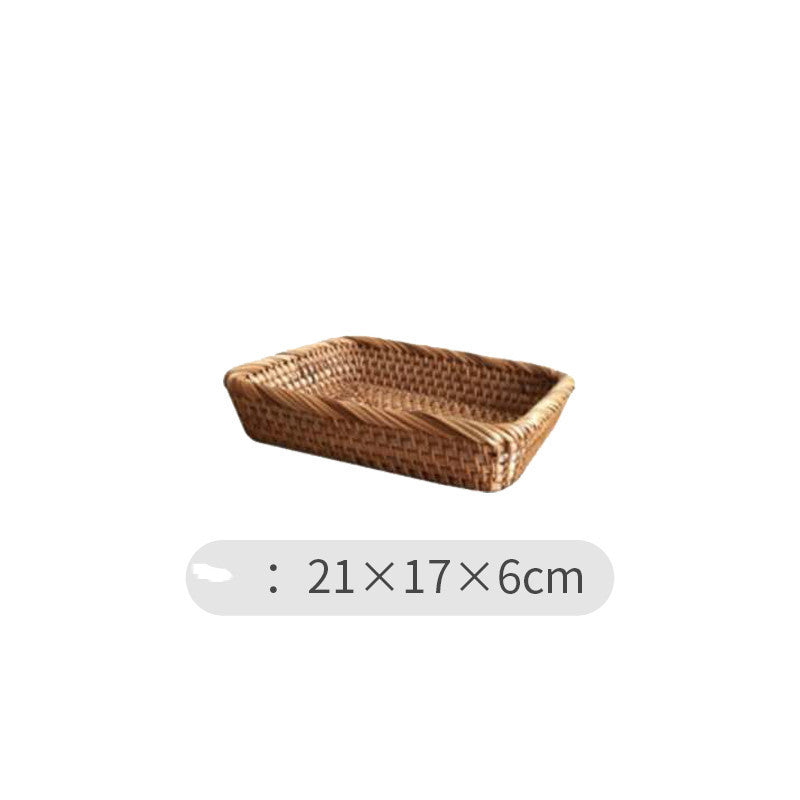 handmade rattan storage baskets